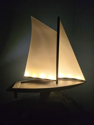 Sailing boat lamp "See worthy"