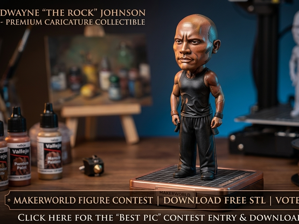 Dwayne "The Rock" Johnson - AMS Multi-Color Ready 