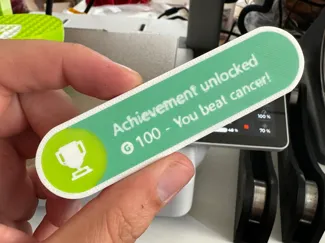 Xbox Achievement unloced - You beat cancer