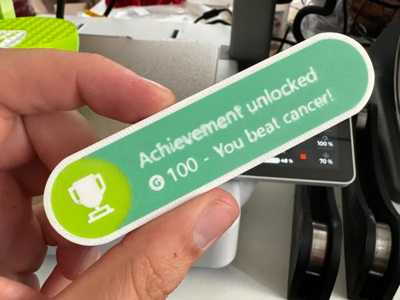 Xbox Achievement unloced - You beat cancer