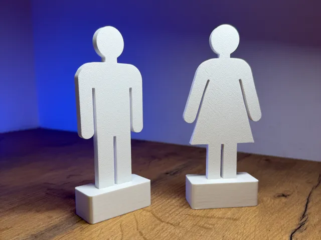 Male & Female Figurines – Hanging or Stand Version