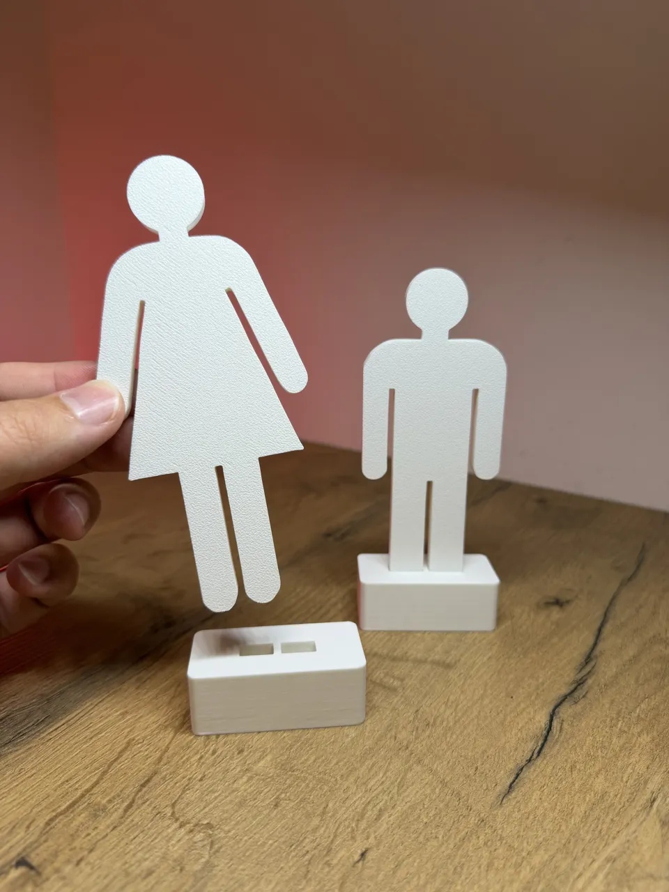 Male & Female Figurines – Hanging or Stand Version view 3