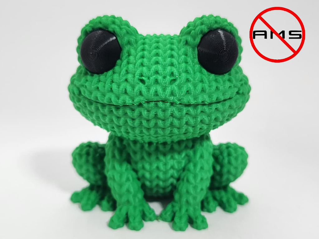 Knitted Frog / NO AMS