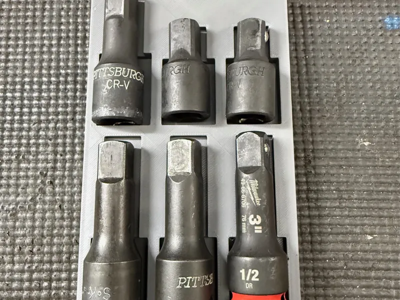 1/2" Drive Impact Extension Tray for 3", 2" and 1"