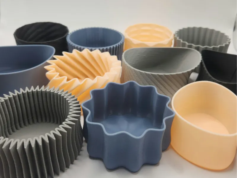 3D Printed Planter Vase Collection #2 Multiple