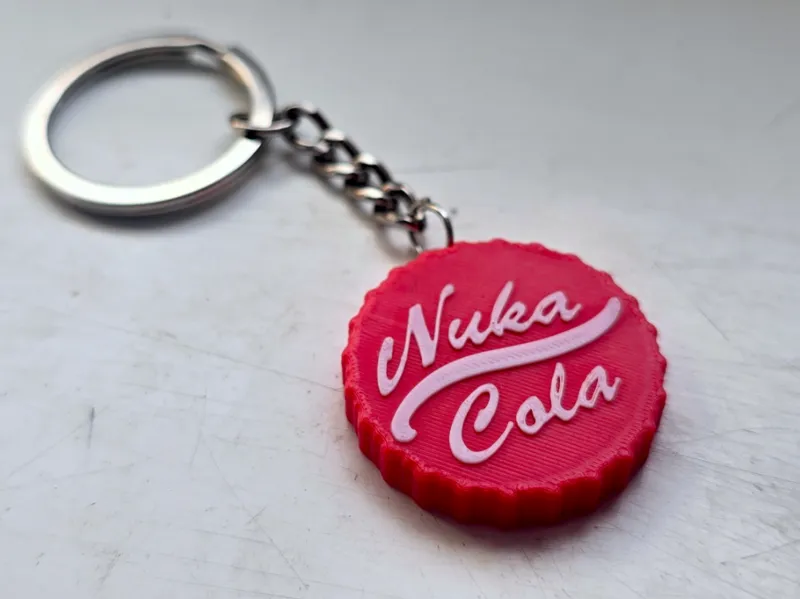 Nuka Cola Cap Keychain