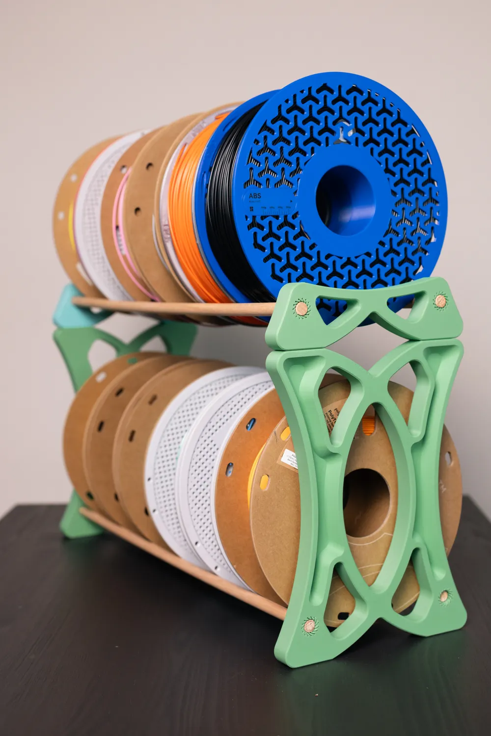 Modular filament rack - Free 3D Print Model - MakerWorld