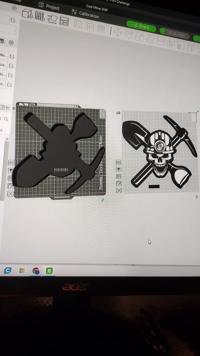 Coal Miners Light Box