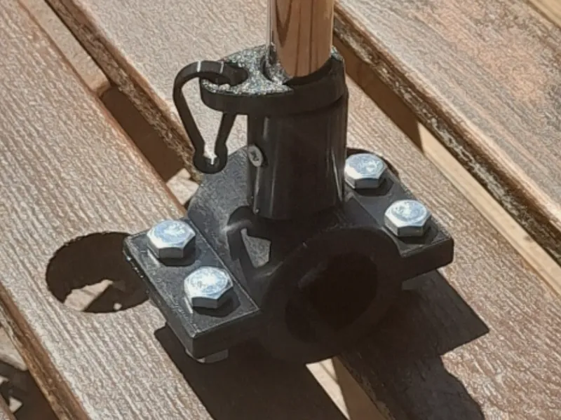 Pulpit Rail Attachment for 20mm flag pole,