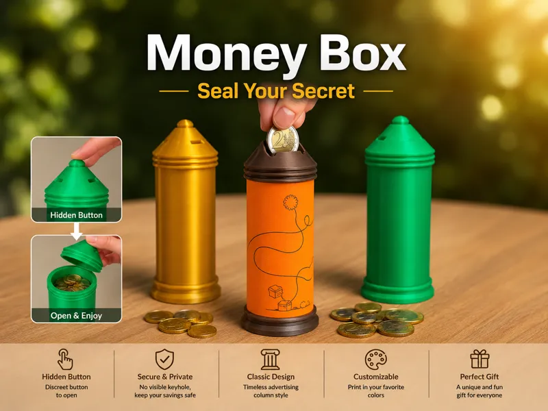 Money Box – Seal Your Secret - Litfaßsäule
