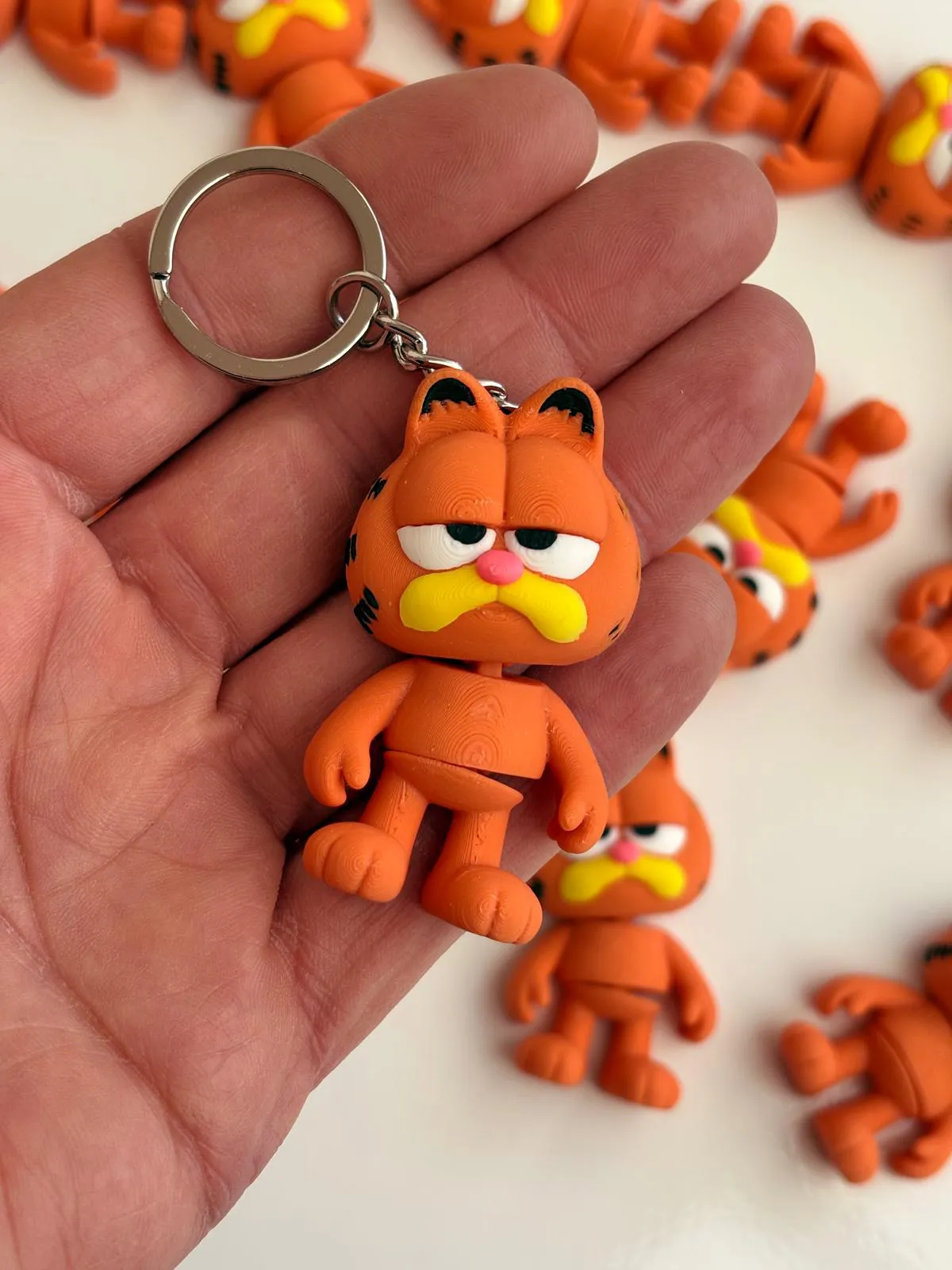 Garfield Mini Flexi – Articulated Cartoon Keychain view 4