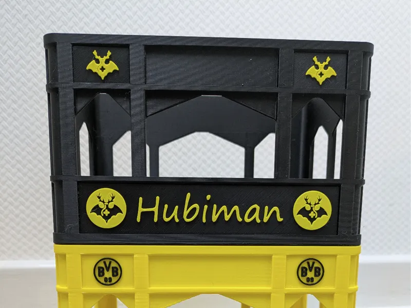 Hubikiste -  Bierkasten Optik - Personalisierbar