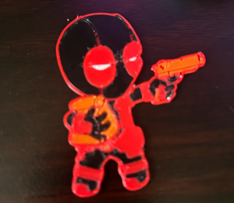 DeadPool robber keychain