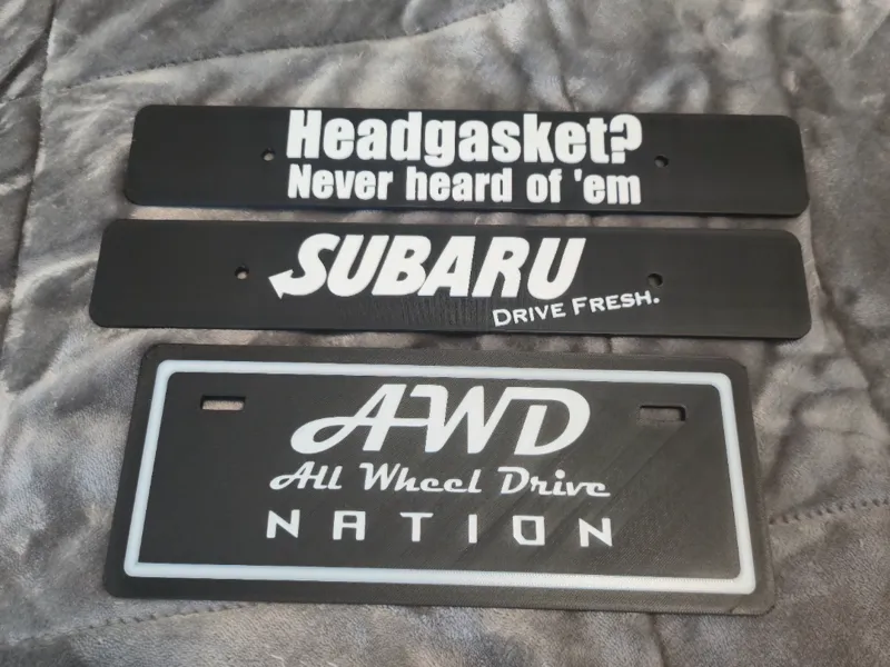Custom License Plate Delete's