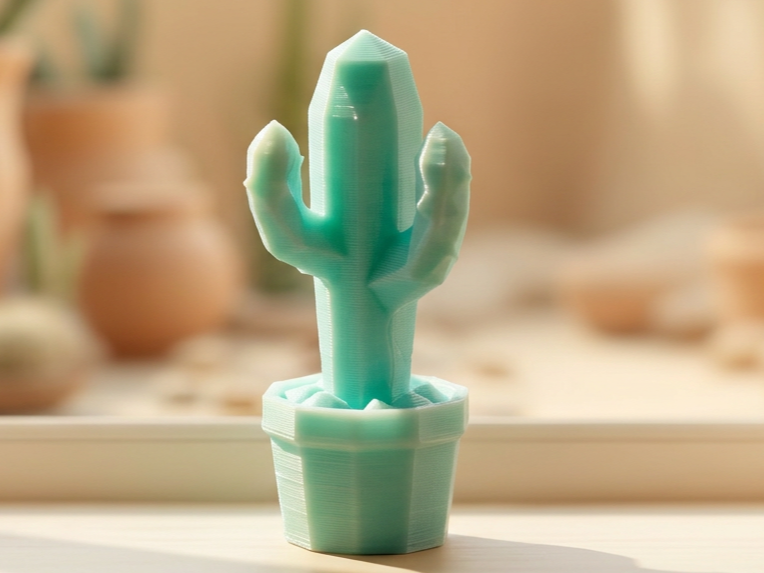 Desert Cactus Figurine