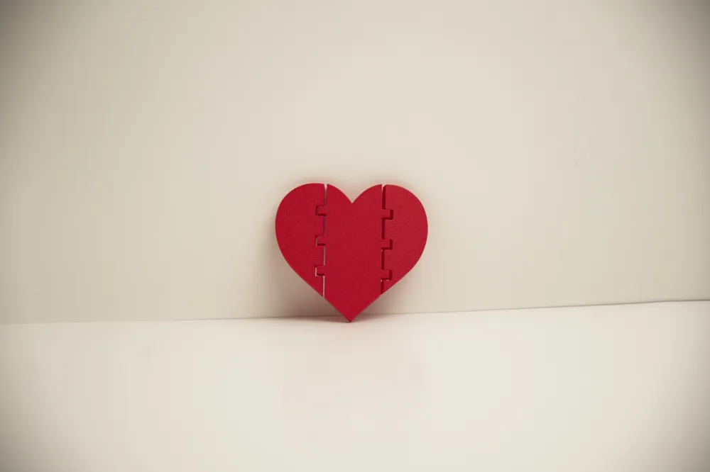 Flexi Heart for St. Valentines Day - Free 3D Print Model - MakerWorld