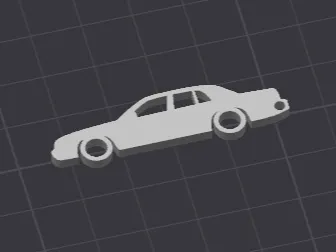 Crown Vic Keychain