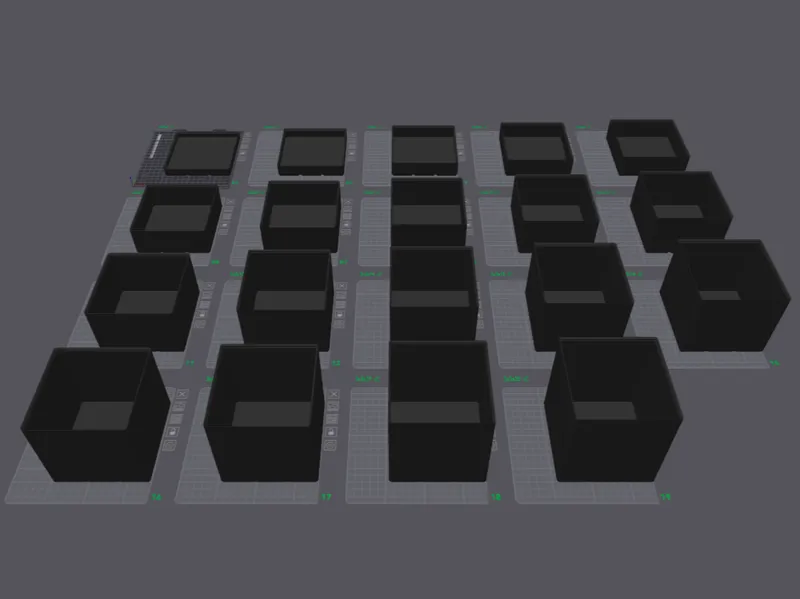 Gridfinity 3x3 Stackable Boxes