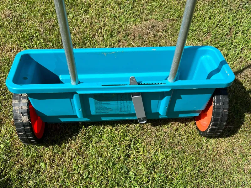 Gardena Streuwagen Duenger Einstellhebel