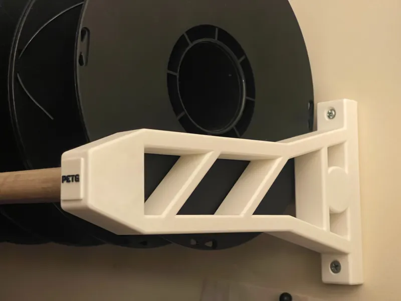 Filament Spooler Holder - Uses 3/4 inch dowel rod