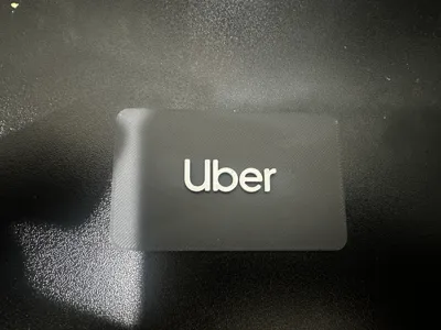 Uber Logo Business Card Style