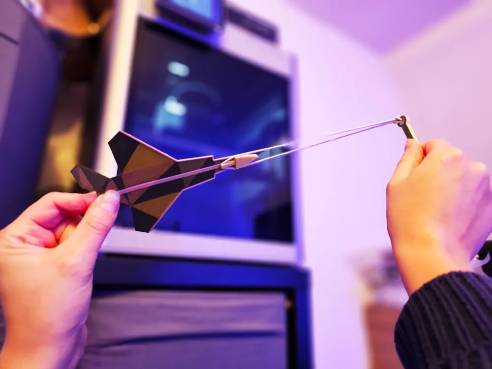 Ultimate Mini Fighter Jet Glider Kit Card Fast Easy Print by