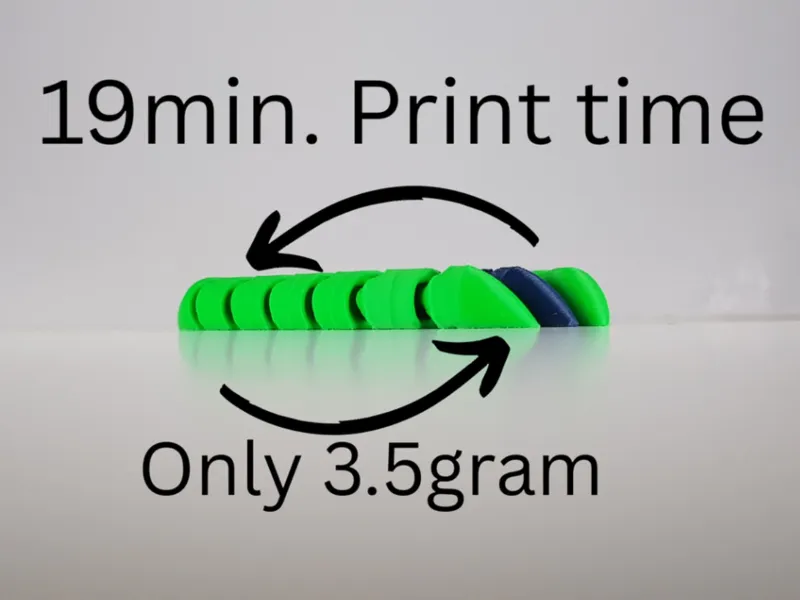 Micro Flex Fidget/19min. Print time/Only 3.5gram