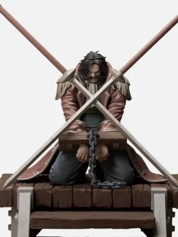 Figura decorativa: Gol D Roger Execution Ichiban Kuji Figure — vista de referencia 2