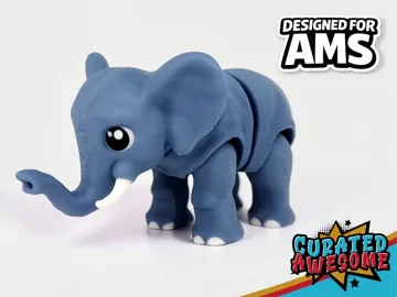 Letrero o emblema decorativo: Flexi Elephant — vista de referencia 3