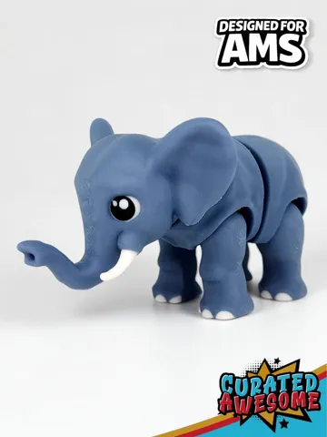 Letrero o emblema decorativo: Flexi Elephant — vista de referencia 2