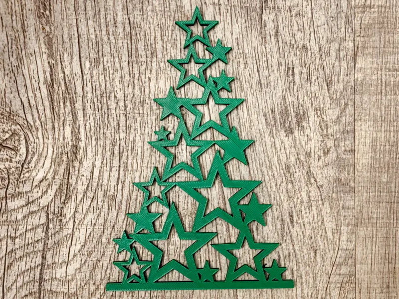 Star Christmas Tree with base