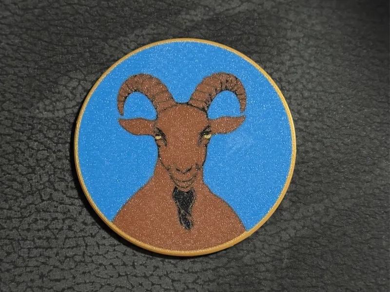 Capricorn coaster