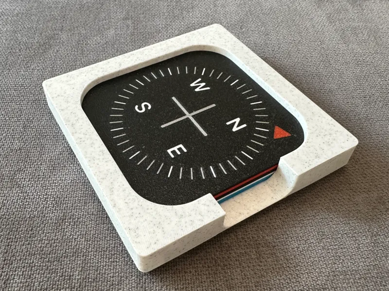 Gridfinity iPhone App Icon Coaster Tray