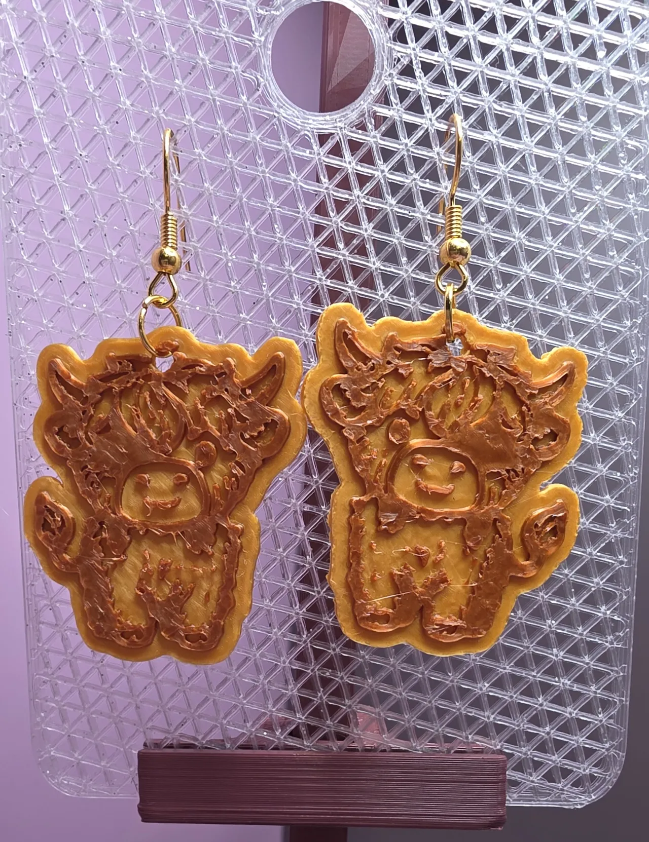 Little Cow Earrings view 3