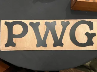 Letters Stencil - Antique Style