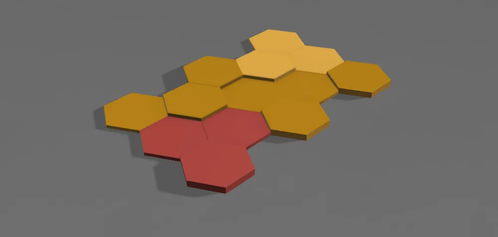 Hexagon Wall Art - Art - PLA - 3D printed product - фото 5