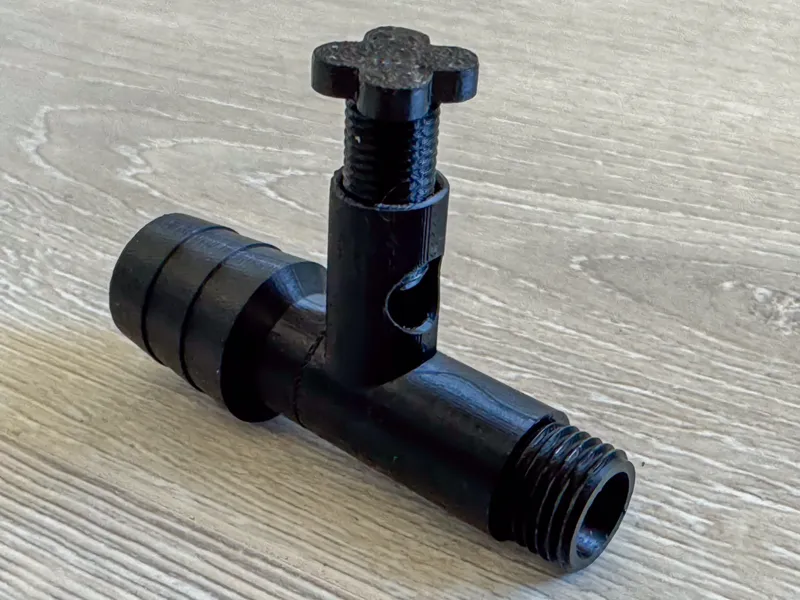 Water pump flow control connector