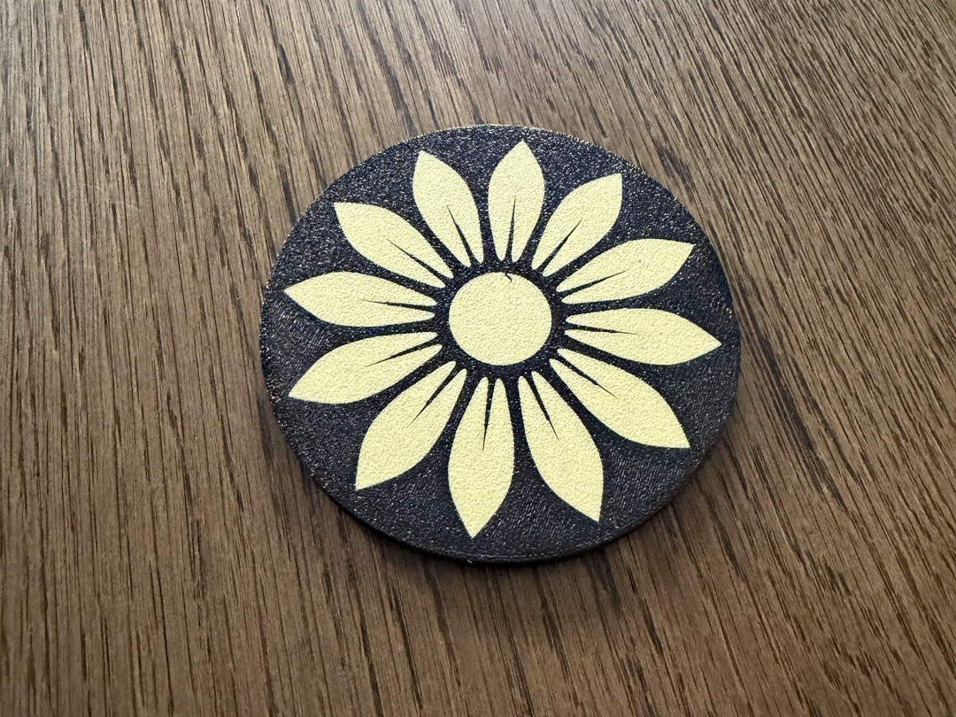 sunflower coaster