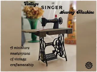 Vintage Singer Sewing Machine – Functional Model