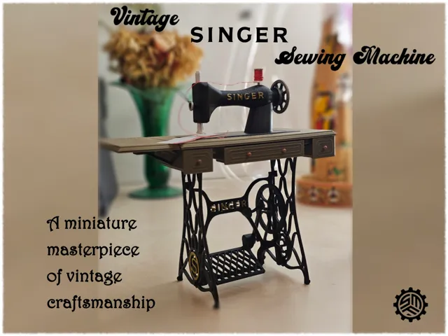 Vintage Singer Sewing Machine – Functional Model