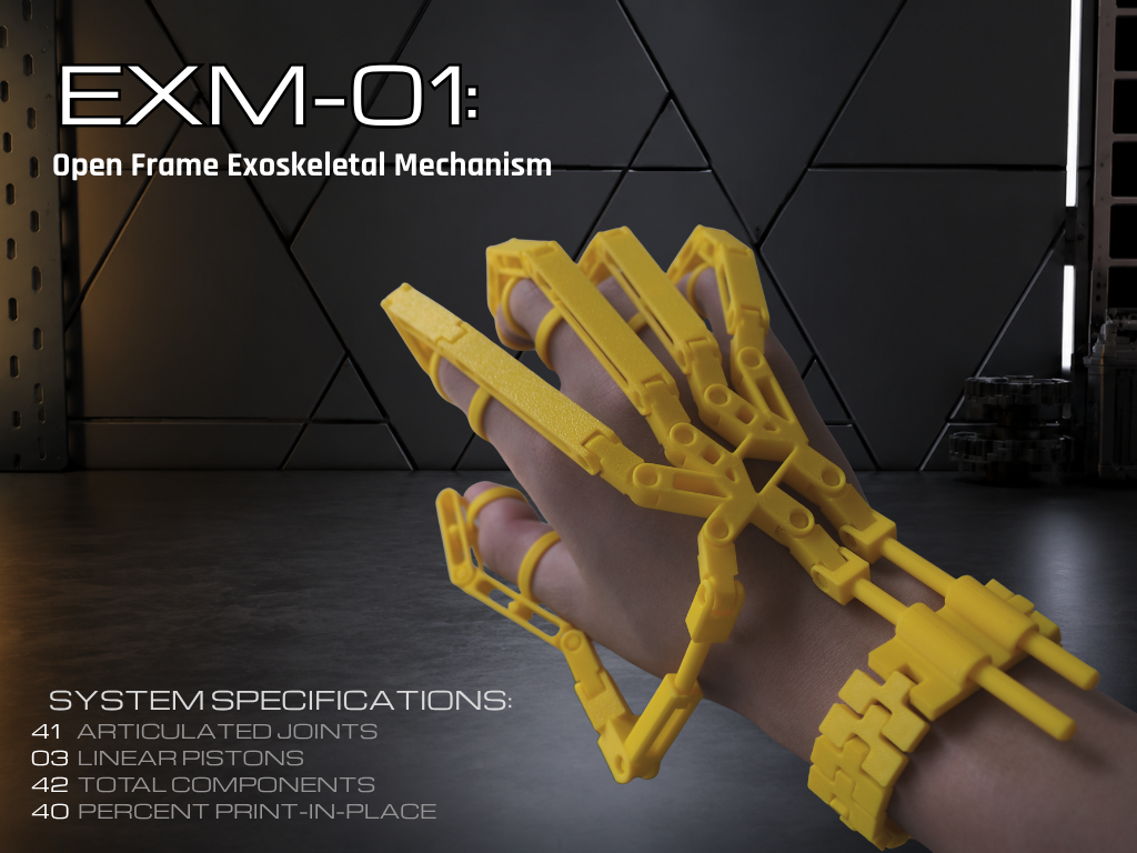EXM-01: Open-Frame Exoskeletal Mechanism - 1