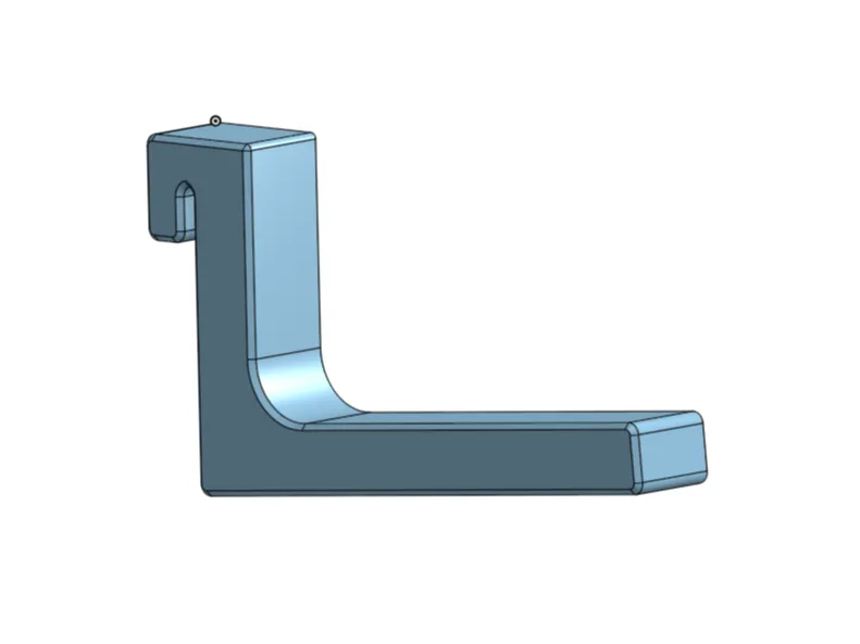 Hook for perforated tool wall 9x9mm