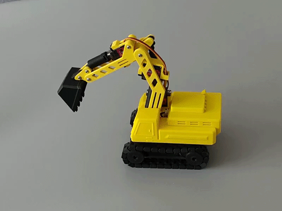 Miniatura 1 do modelo 3D CyberBrick套件  遥控挖掘机（无支撑，无TPU，无需电路滑环底座可转约2圈）