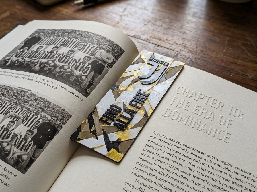 Juventus 3D Bookmark - Fino Alla Fine Edition