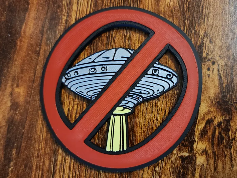 No UFOs Allowed Magnet