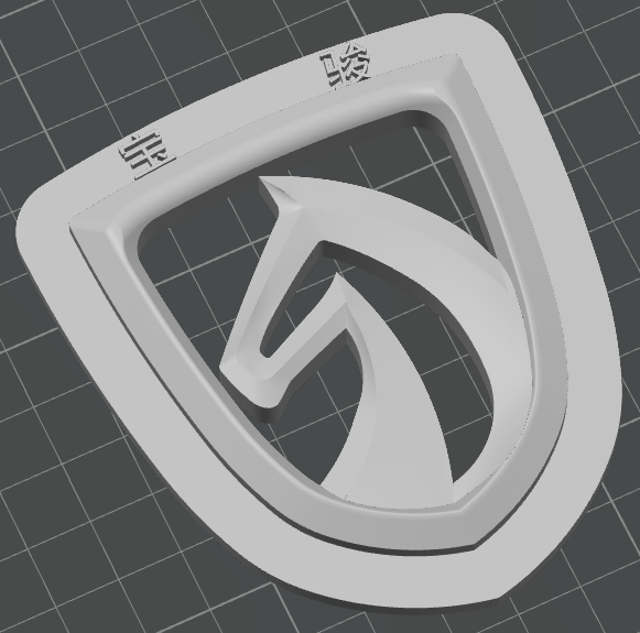 Miniatura 3 do modelo 3D 车标模型