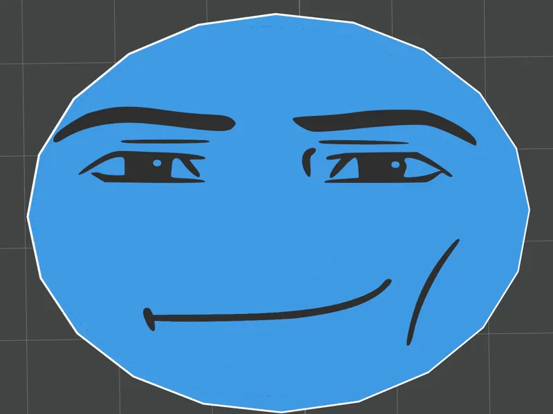 Man Face Cookie - Roblox