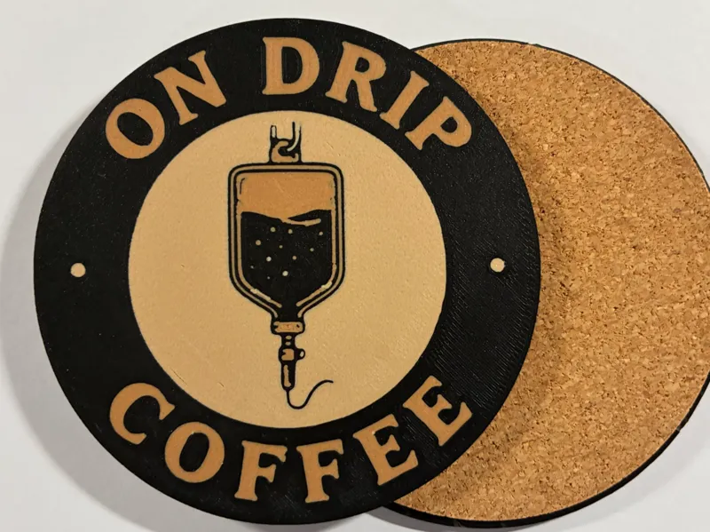 On Drip Coffee Coaster