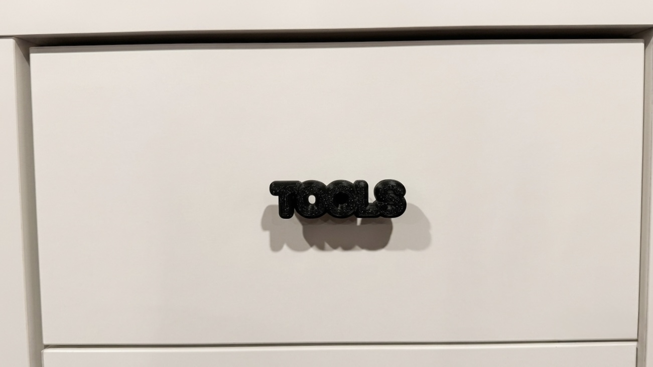 Miniatura 3 do modelo 3D Customizable Bubble Letter Drawer Knobs & Pulls
