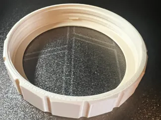 Wide Mouth Mason Jar Ring - With Lid Retention